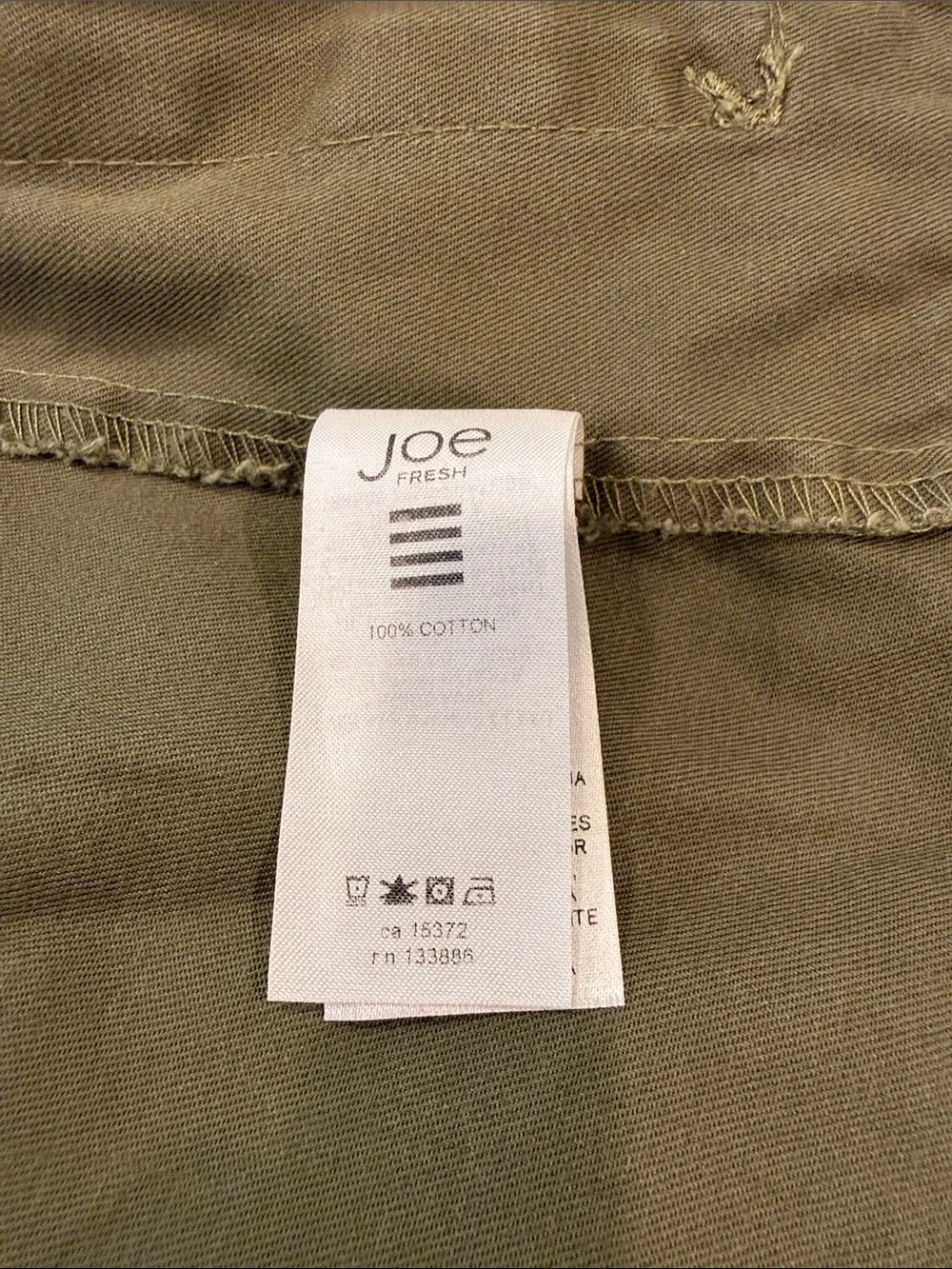 Joe Fresh Olive Green Hooded Utility Jacket | Kids XL | EUC